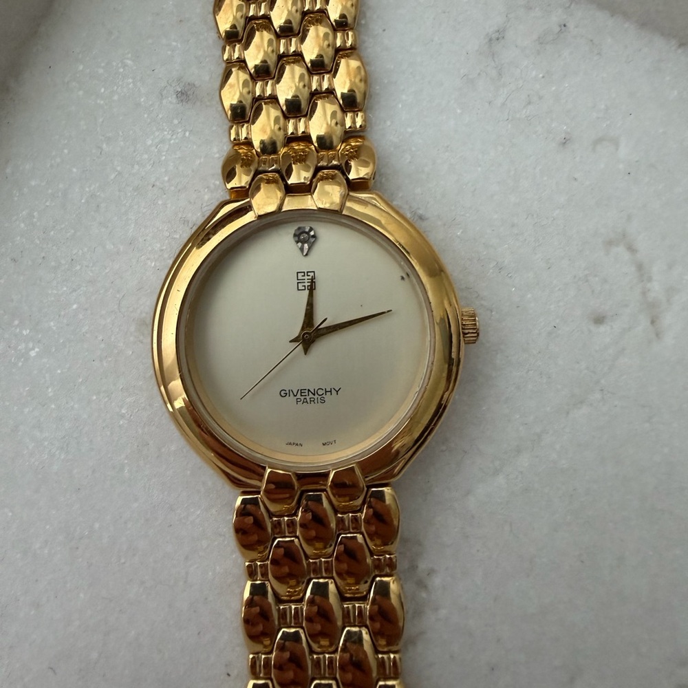 Givenchy Vintage Gold Watch
